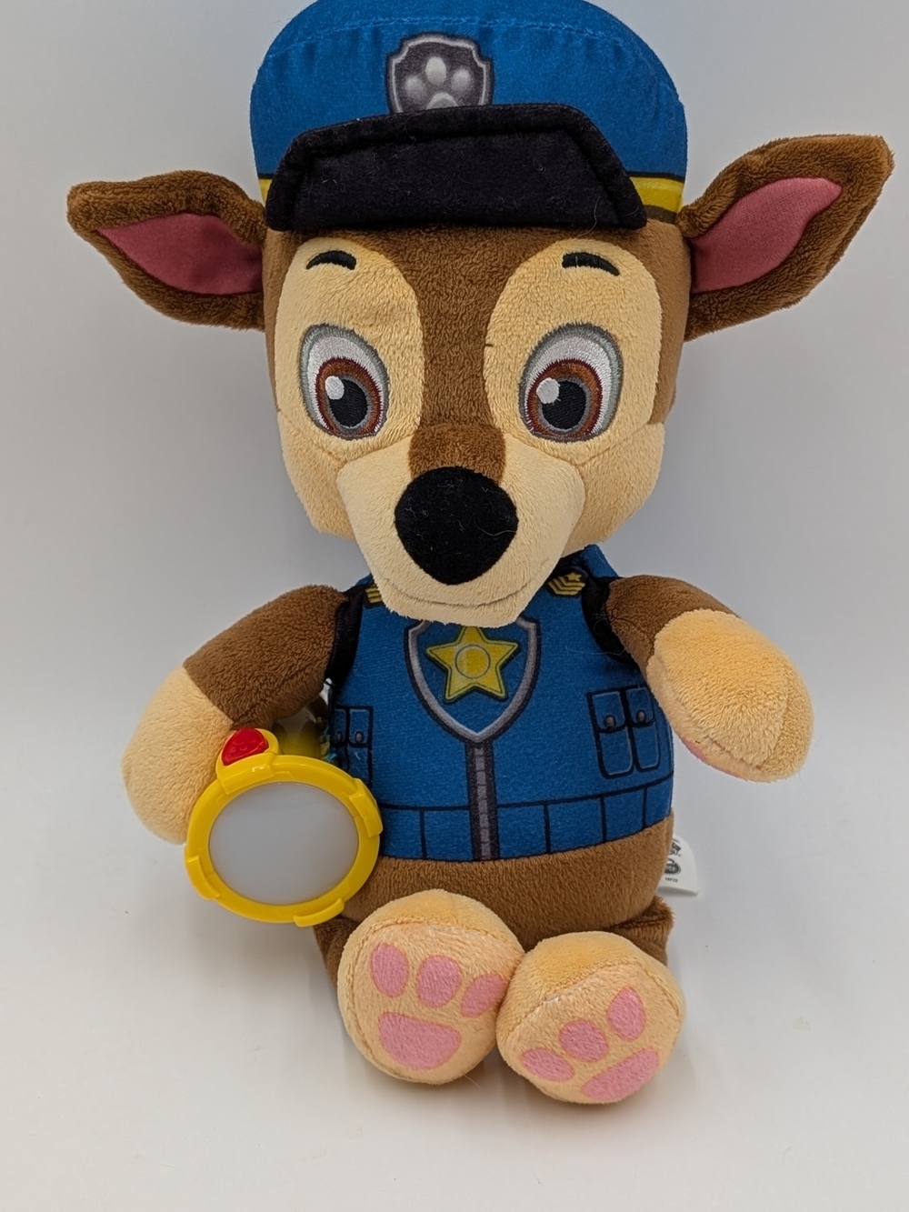 NICKELODEON 2018 Paw Patrol Chase Snuggle Up Interactive Flashlight Plush Toy